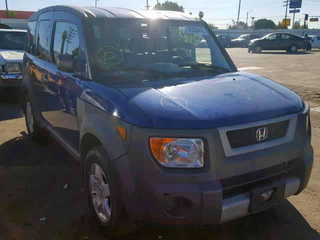 5J6YH17684L005487 - 2004 HONDA ELEMENT EX BLUE photo 1