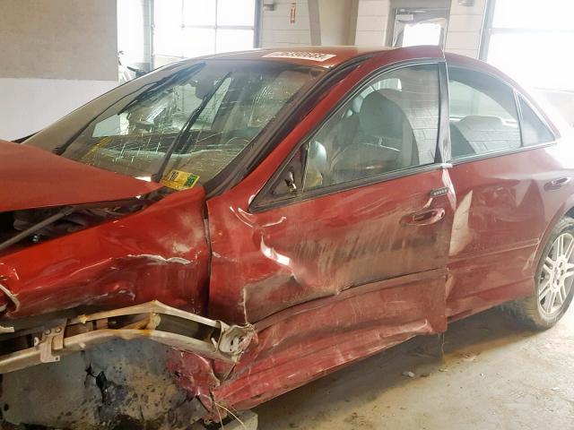 1LNHM87A74Y618651 - 2004 LINCOLN LS RED photo 10