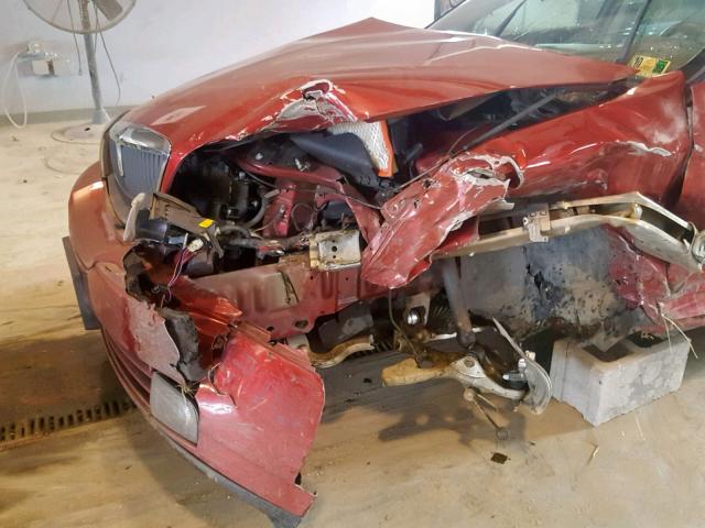 1LNHM87A74Y618651 - 2004 LINCOLN LS RED photo 9