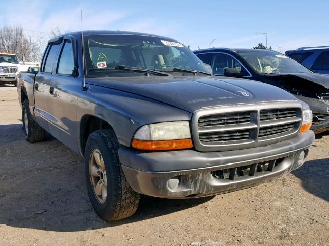 1D7HL38X63S126553 - 2003 DODGE DAKOTA QUA CHARCOAL photo 1