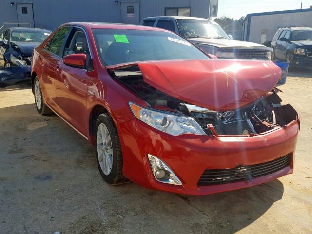 4T1BD1FK9CU021241 - 2012 TOYOTA CAMRY HYBR RED photo 1