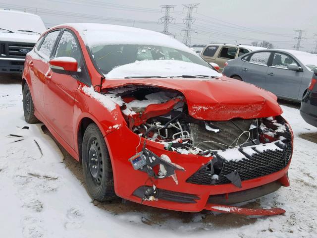 1FADP3L9XEL105262 - 2014 FORD FOCUS ST RED photo 1