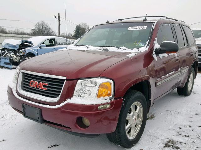 1GKDS13S242308719 - 2004 GMC ENVOY BURGUNDY photo 2