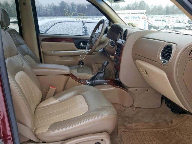 1GKDS13S242308719 - 2004 GMC ENVOY BURGUNDY photo 5