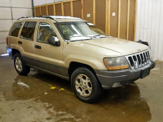 1J4GW48N61C613450 - 2001 JEEP GRAND CHER TAN photo 1