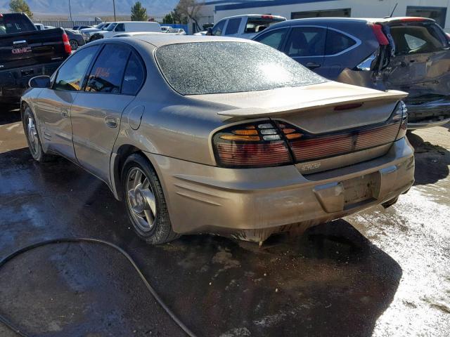 1G2HZ541XY4245633 - 2000 PONTIAC BONNEVILLE GOLD photo 3