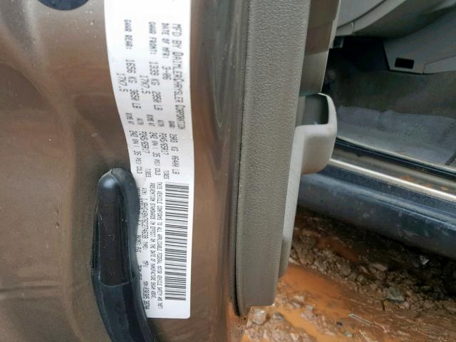 1J8HG48N76C274639 - 2006 JEEP COMMANDER TAN photo 10