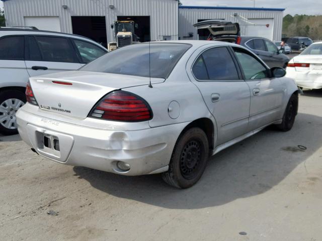 1G2NE52F15M228521 - 2005 PONTIAC GRAND AM S SILVER photo 4