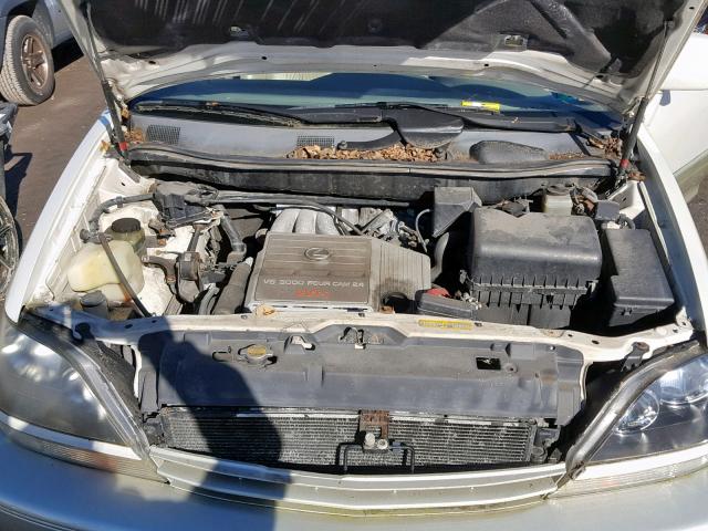 JT6HF10U2X0066545 - 1999 LEXUS RX 300 WHITE photo 7