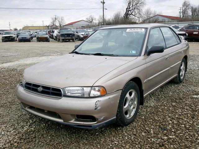 4S3BD4359X7262712 - 1999 SUBARU LEGACY L BEIGE photo 2