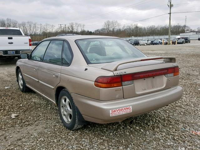 4S3BD4359X7262712 - 1999 SUBARU LEGACY L BEIGE photo 3