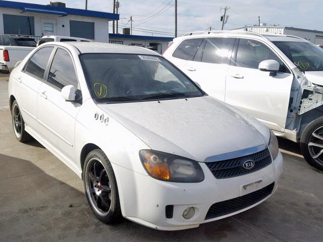 KNAFE121985012229 - 2008 KIA SPECTRA EX WHITE photo 1