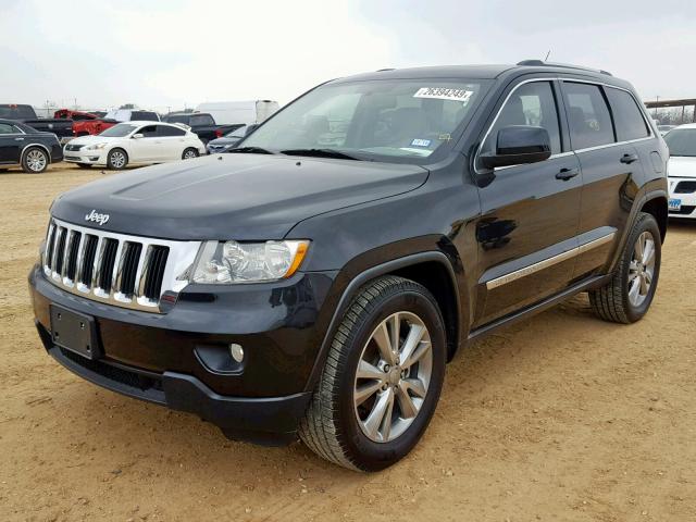 1C4RJEAG9DC534115 - 2013 JEEP GRAND CHER BLACK photo 2