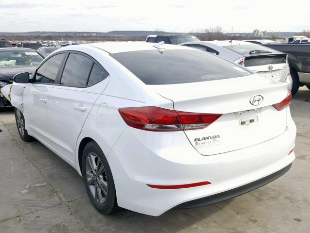 5NPD84LF1HH055332 - 2017 HYUNDAI ELANTRA WHITE photo 3