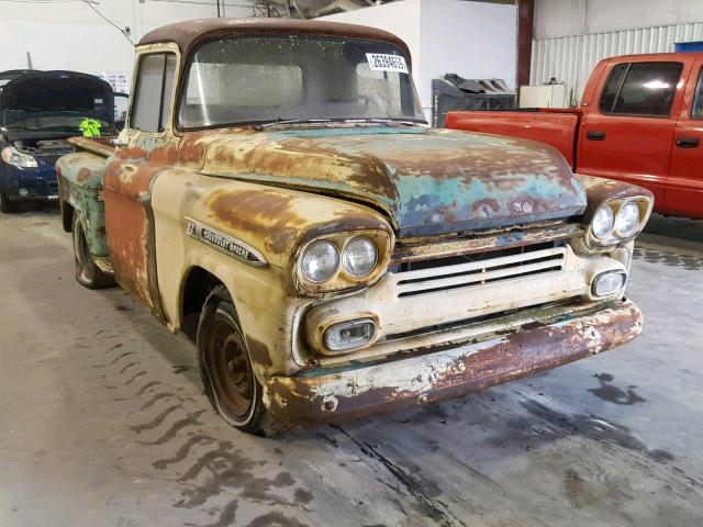 3A58K101134 - 1958 CHEVROLET PICK UP GRAY photo 1