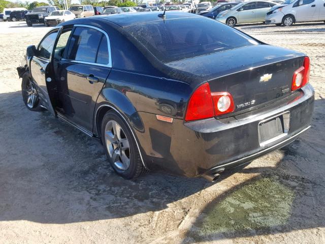 1G1ZC5E19BF249550 - 2011 CHEVROLET MALIBU 1LT შავი ფოტო 3