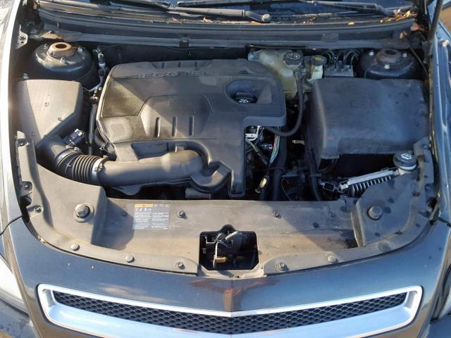 1G1ZC5E19BF249550 - 2011 CHEVROLET MALIBU 1LT შავი ფოტო 7