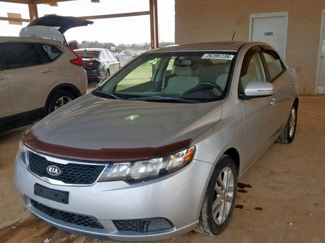 KNAFU4A27C5594595 - 2012 KIA FORTE EX SILVER photo 2