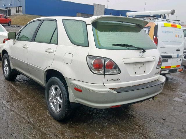 JTJHF10UX10194075 - 2001 LEXUS RX 300 WHITE photo 3