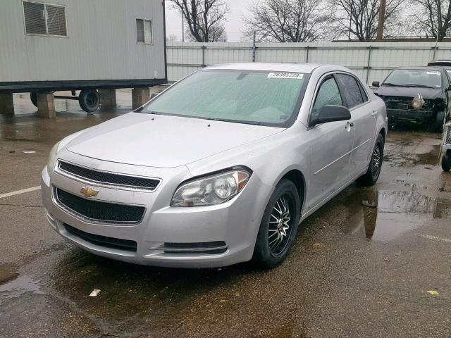 1G1ZG57B594231711 - 2009 CHEVROLET MALIBU LS SILVER photo 2