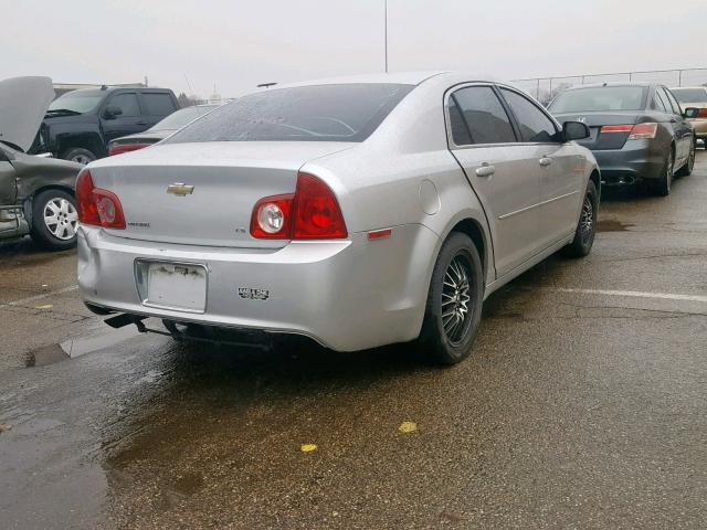 1G1ZG57B594231711 - 2009 CHEVROLET MALIBU LS SILVER photo 4