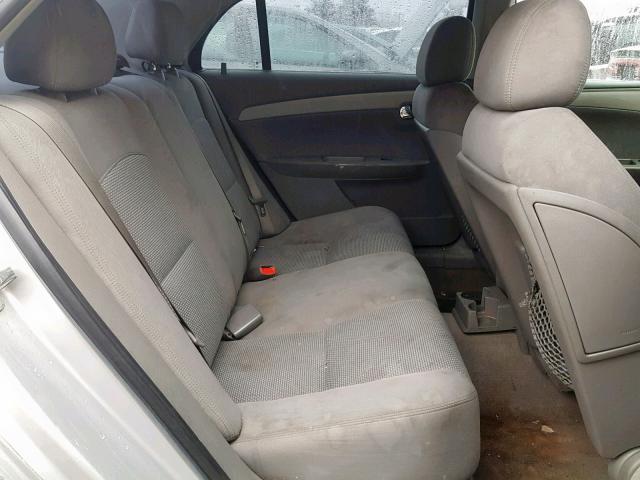 1G1ZG57B594231711 - 2009 CHEVROLET MALIBU LS SILVER photo 6