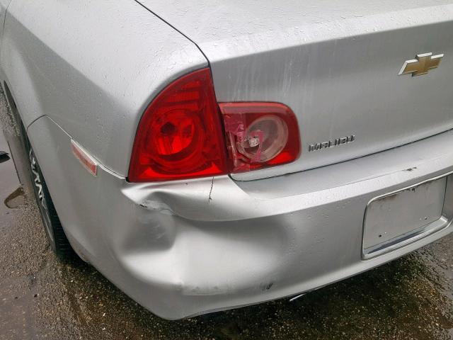 1G1ZG57B594231711 - 2009 CHEVROLET MALIBU LS SILVER photo 9