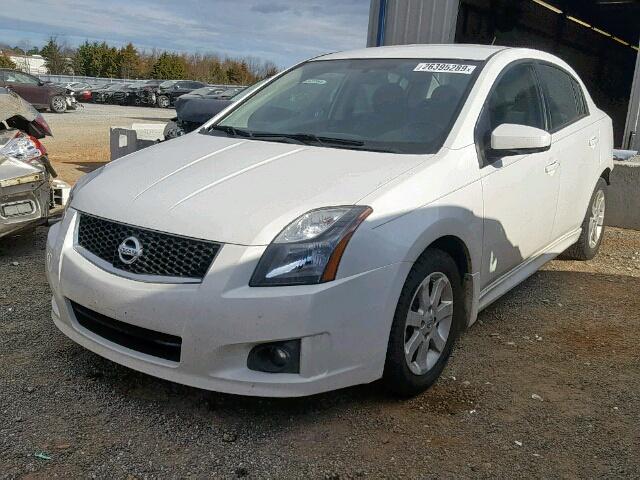 3N1AB6AP6AL661763 - 2010 NISSAN SENTRA 2.0 WHITE photo 2