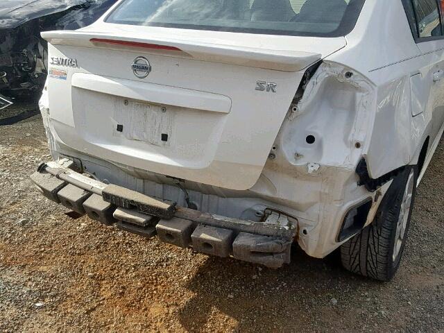 3N1AB6AP6AL661763 - 2010 NISSAN SENTRA 2.0 WHITE photo 9