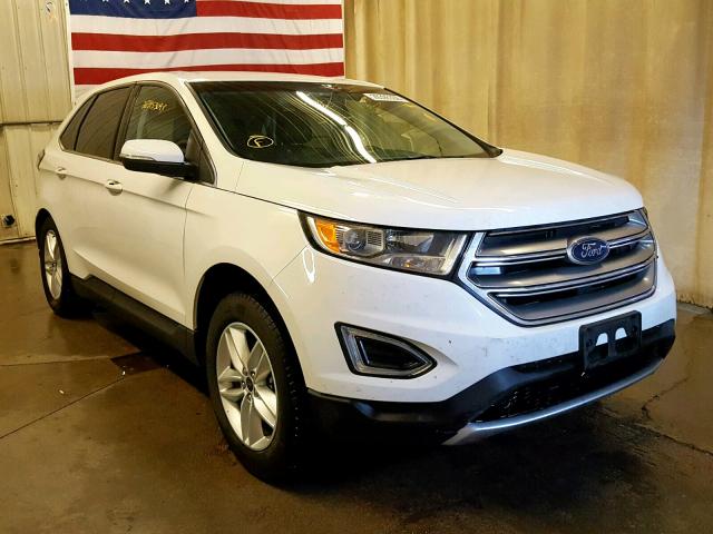 2FMTK4J90FBC34394 - 2015 FORD EDGE SEL WHITE photo 1