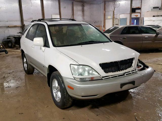 JTJHF10U820241766 - 2002 LEXUS RX 300 WHITE photo 1