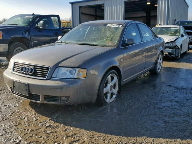 WAULD64BX3N046570 - 2003 AUDI A6 2.7T QU GRAY photo 2