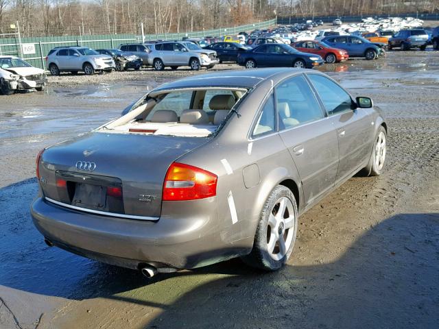 WAULD64BX3N046570 - 2003 AUDI A6 2.7T QU GRAY photo 4