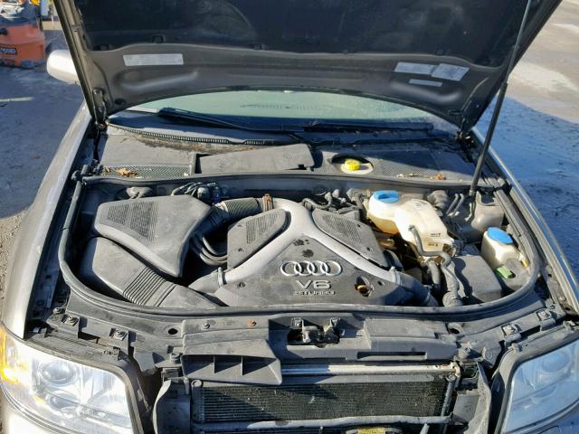 WAULD64BX3N046570 - 2003 AUDI A6 2.7T QU GRAY photo 7