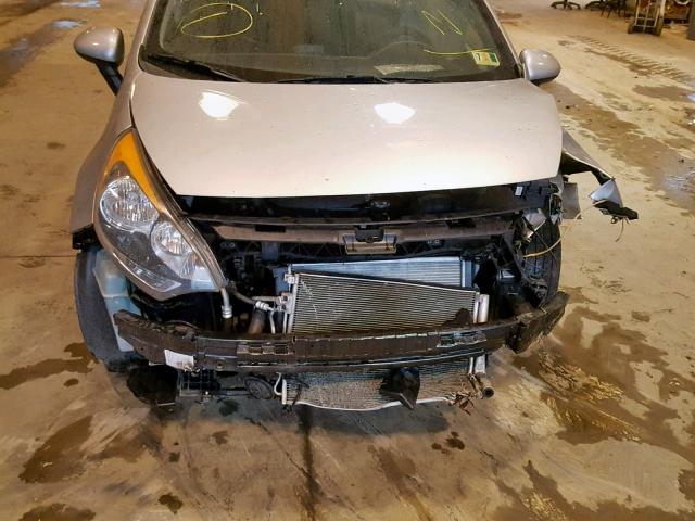 KNADN5A33D6180518 - 2013 KIA RIO EX SILVER photo 9