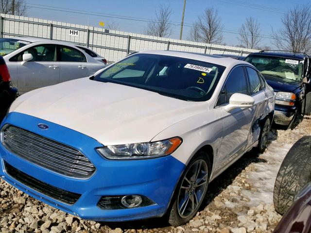 3FA6P0K93GR267991 - 2016 FORD FUSION TIT WHITE photo 2