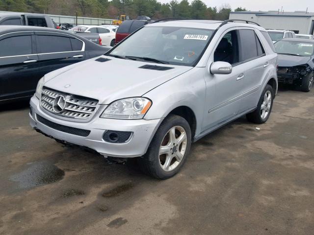 4JGBB86E78A357536 - 2008 MERCEDES-BENZ ML 350 GRAY photo 2