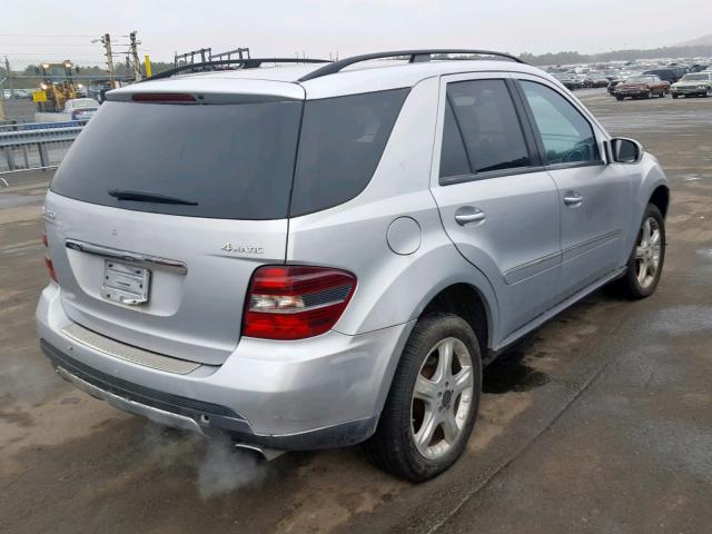 4JGBB86E78A357536 - 2008 MERCEDES-BENZ ML 350 GRAY photo 4