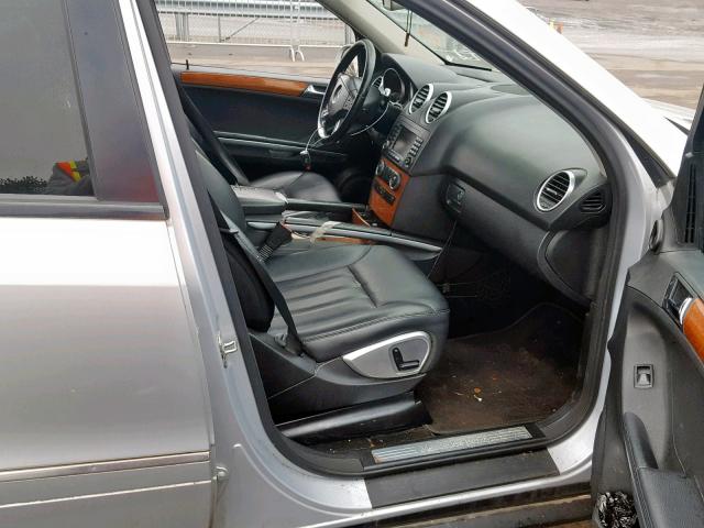 4JGBB86E78A357536 - 2008 MERCEDES-BENZ ML 350 GRAY photo 5