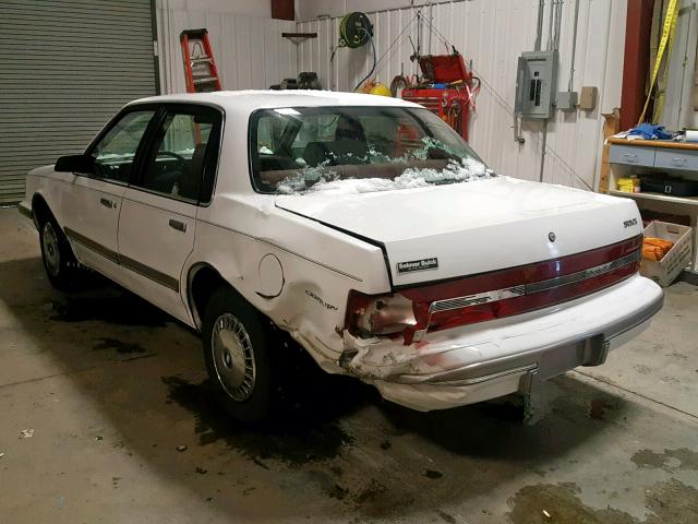 1G4AG55M6S6451714 - 1995 BUICK CENTURY SP WHITE photo 3