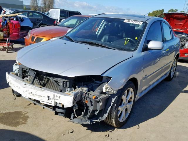 JM1BK323071690638 - 2007 MAZDA 3 S SILVER photo 2