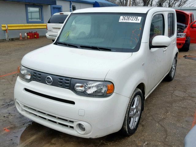 JN8AZ2KR5DT304550 - 2013 NISSAN CUBE S WHITE photo 2