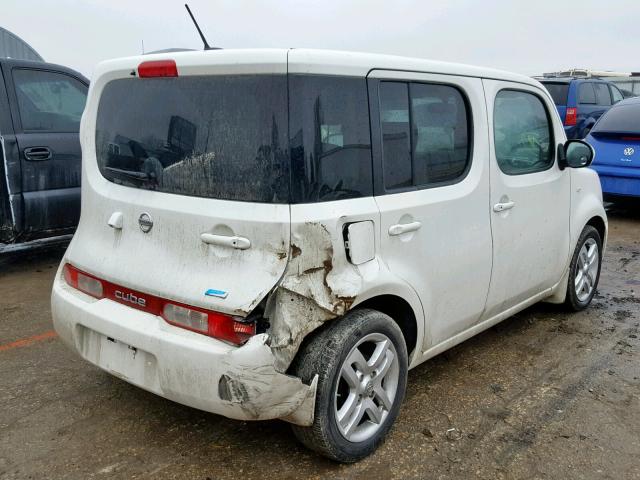 JN8AZ2KR5DT304550 - 2013 NISSAN CUBE S WHITE photo 4