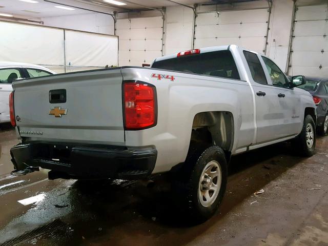 1GCVKNEH4HZ336298 - 2017 CHEVROLET SILVERADO SILVER photo 4