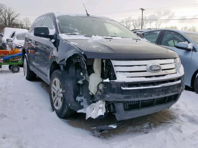 2FMDK36C68BA72227 - 2008 FORD EDGE SE BLACK photo 1