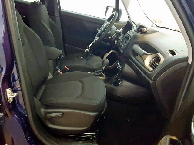 ZACCJBAB9HPE74816 - 2017 JEEP RENEGADE S BLUE photo 5