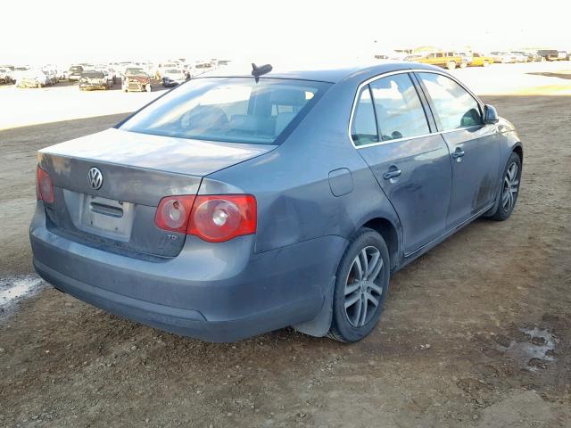 3VWST81K36M721883 - 2006 VOLKSWAGEN JETTA TDI GRAY photo 4