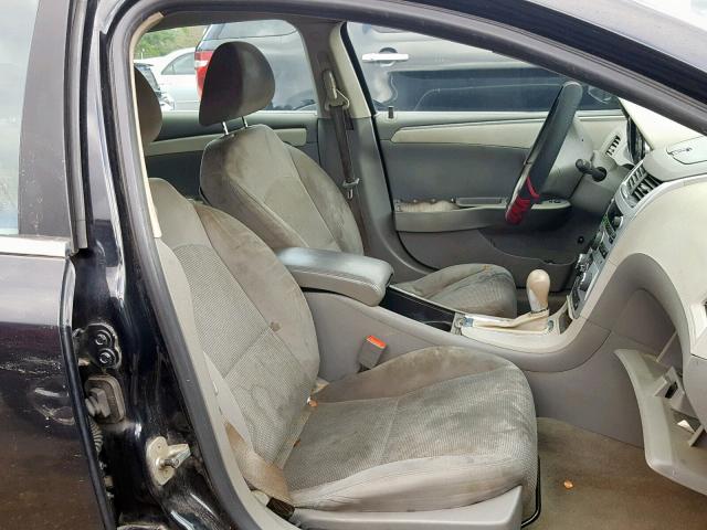1G1ZA5E04AF146239 - 2010 CHEVROLET MALIBU LS BLACK photo 5