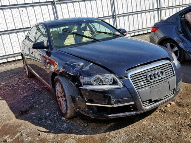 WAUDH74F26N119985 - 2006 AUDI A6 3.2 QUA BLUE photo 1