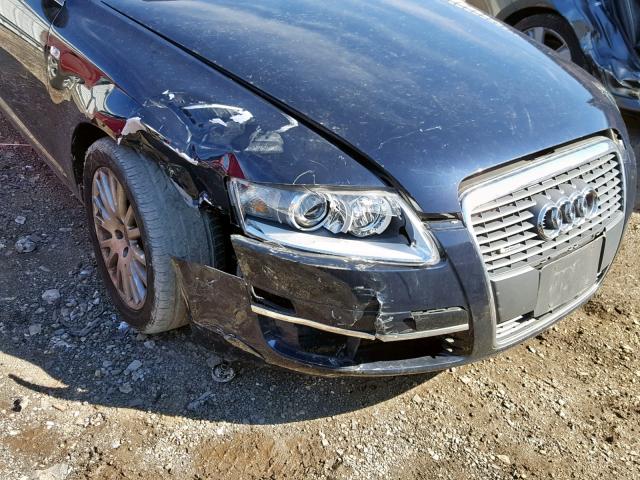 WAUDH74F26N119985 - 2006 AUDI A6 3.2 QUA BLUE photo 9